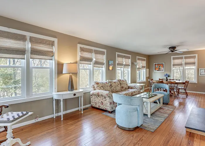 Walk To Beach! Serene Lake Michigan Home W/ Deck